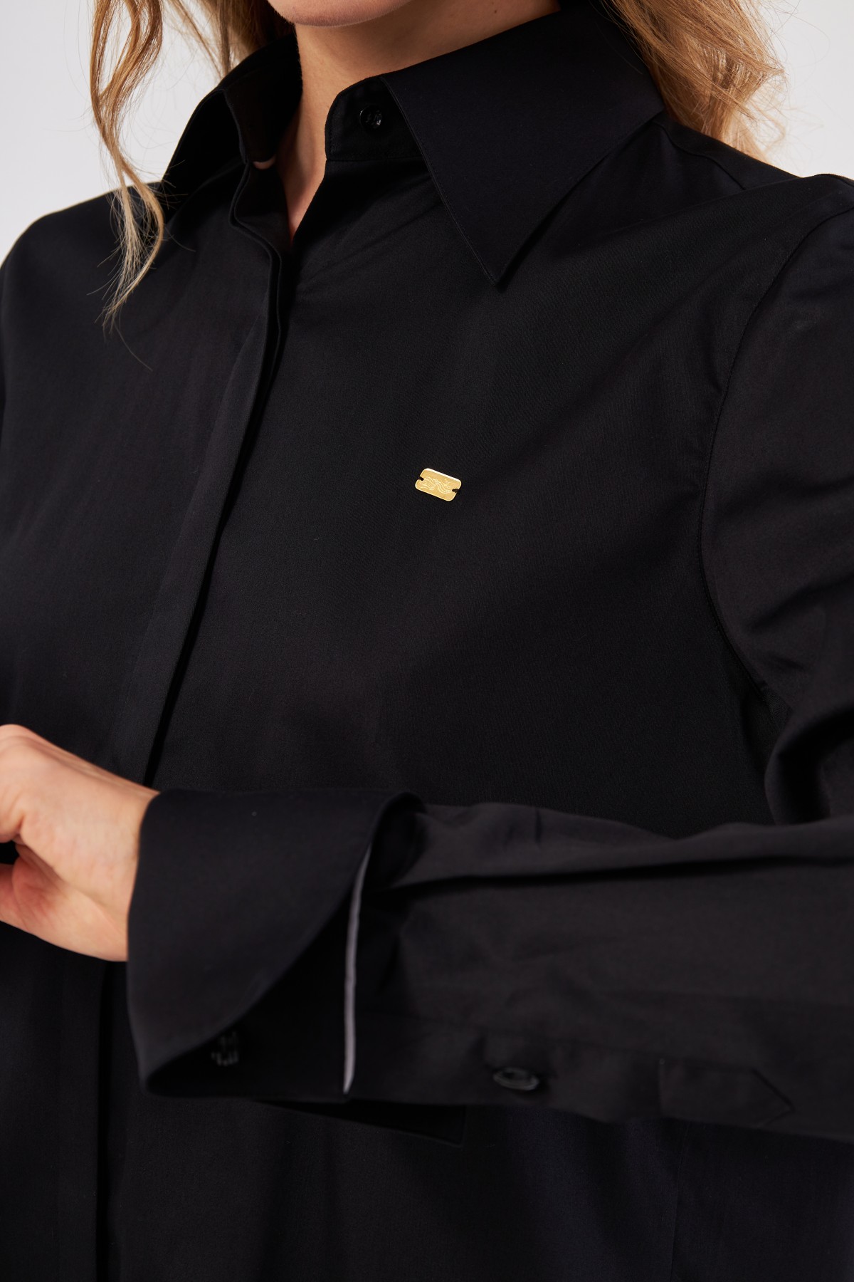 GOLD SHIRT | LUXURY GOLD SHIRT FOR WOMEN W/ 1 GRAM 24K GOLD BAR - BLACK GOLD SHIRT | LUXURY GOLD SHIRT FOR WOMEN W/ 1 GRAM 24K GOLD BAR - BLACK