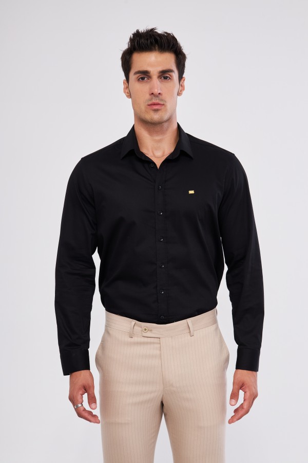 GOLD SHIRT | LUXURY GOLD SHIRT FOR MEN W/ 1 GRAM 24K GOLD BAR - BLACK GOLD SHIRT | LUXURY GOLD SHIRT FOR MEN W/ 1 GRAM 24K GOLD BAR - BLACK