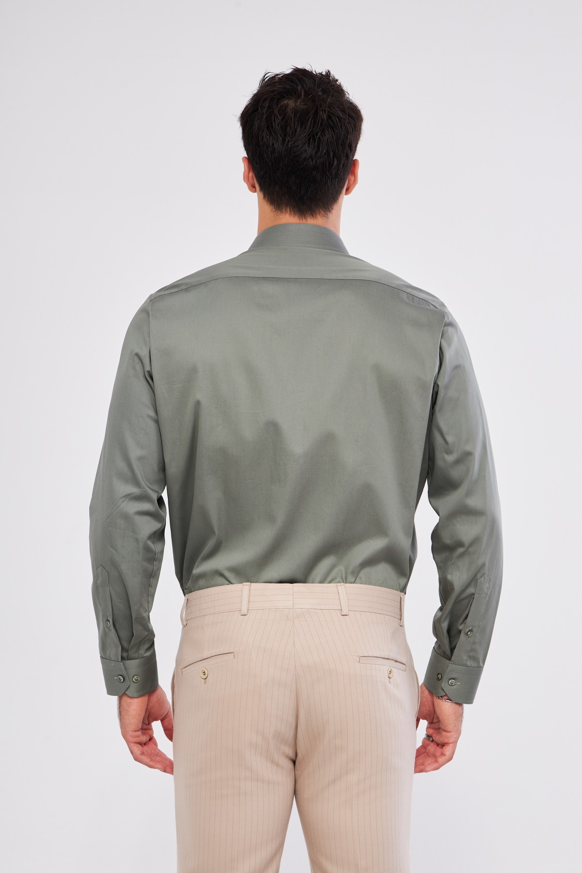 GOLD SHIRT | LUXURY GOLD SHIRT FOR MEN W/ 1 GRAM 24K GOLD BAR - KHAKI GOLD SHIRT | LUXURY GOLD SHIRT FOR MEN W/ 1 GRAM 24K GOLD BAR - KHAKI