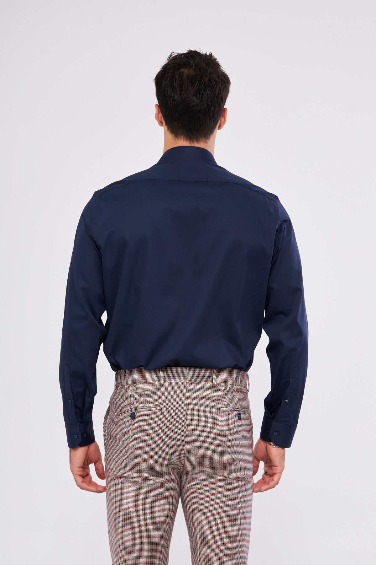 GOLD SHIRT | LUXURY GOLD SHIRT FOR MEN W/ 1 GRAM 24K GOLD BAR - NAVY BLUE GOLD SHIRT | LUXURY GOLD SHIRT FOR MEN W/ 1 GRAM 24K GOLD BAR - NAVY BLUE