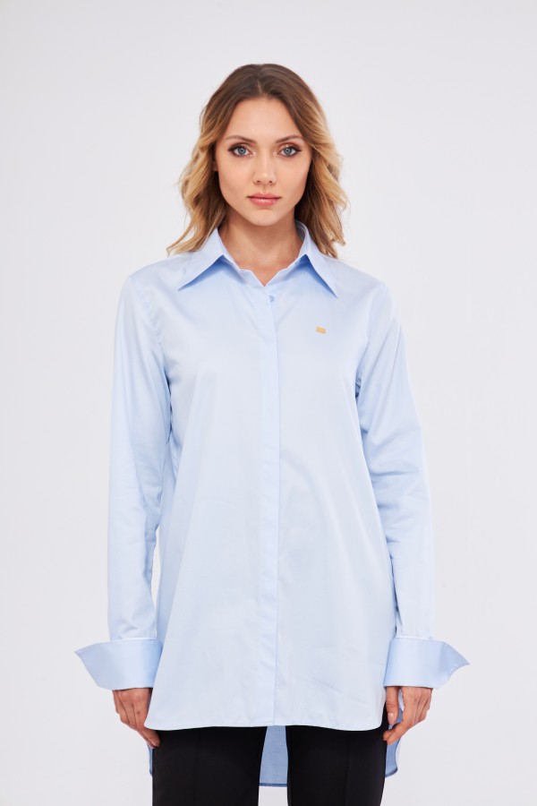 GOLD SHIRT | LUXURY GOLD SHIRT FOR WOMEN W/ 1 GRAM 24K GOLD BAR - BLUE GOLD SHIRT | LUXURY GOLD SHIRT FOR WOMEN W/ 1 GRAM 24K GOLD BAR - BLUE