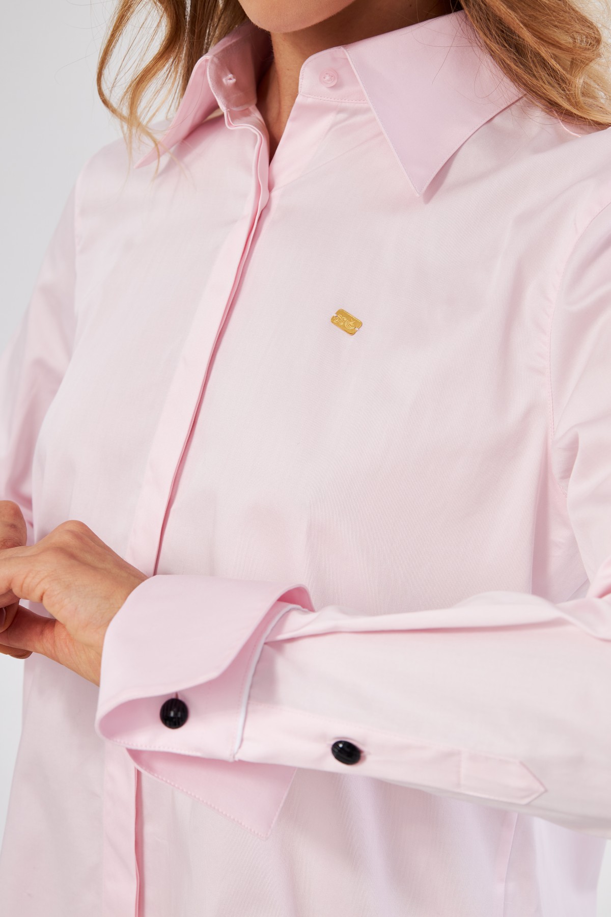 GOLD SHIRT | LUXURY GOLD SHIRT FOR WOMEN W/ 1 GRAM 24K GOLD BAR - PINK GOLD SHIRT | LUXURY GOLD SHIRT FOR WOMEN W/ 1 GRAM 24K GOLD BAR - PINK